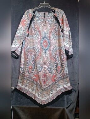 Bohemian Paisley Midi Dress - Multicolor